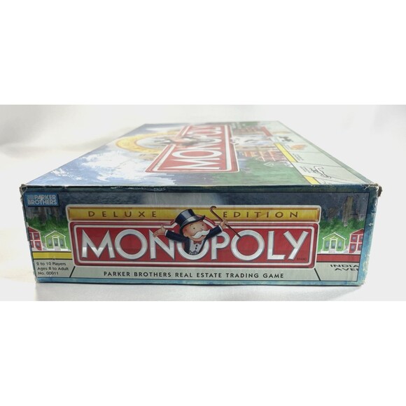 Monopoly Deluxe Edition Vintage 1995 Parker Brothers Board Game - Picture 13 of 14